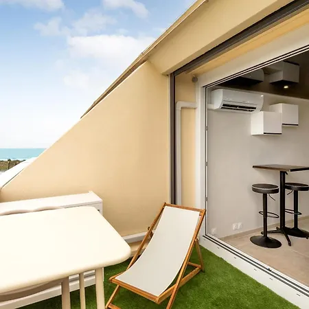 아파트 Cap Cosy Standing Naturiste Heliopolis Cap D'agde With Sea View 아그