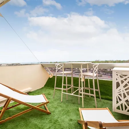 Cap Cosy Standing Naturiste Heliopolis Cap D'agde With Sea View 아파트 아그