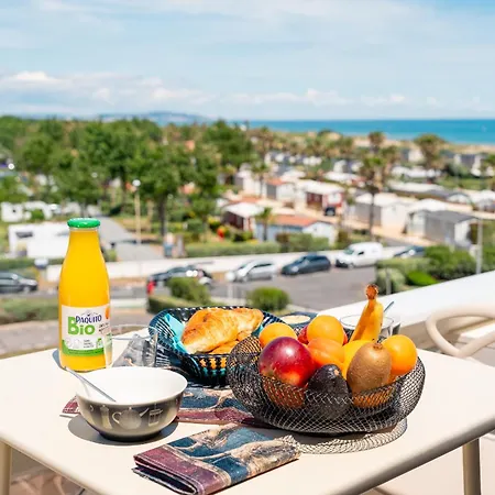Apartmán Cap Cosy Standing Naturiste Heliopolis Cap D'agde With Sea View